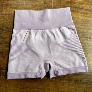 Lavender purple short shorts